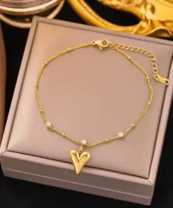 Dew Heart Drop Bracelet